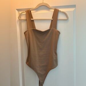 Abercrombie & Fitch Tan Tank Top Bodysuit